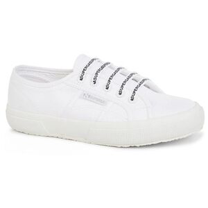 Superga Logo Cotton Shoe Laces / White